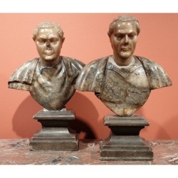 Jules César et Constantin le Grand - XVIIe siècle