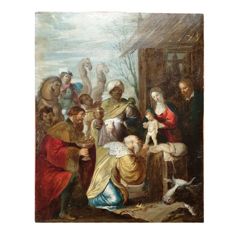 Adoration des Mages - Cornelis I DE BAELLIEUR