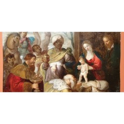 Adoration des Mages - Cornelis I DE BAELLIEUR (1607-1671)