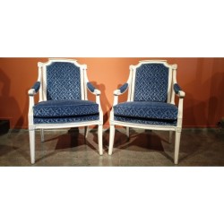 Suite de 4 fauteuils Louis XVI