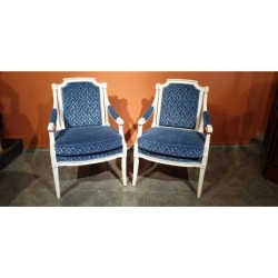 Suite de 4 fauteuils Louis XVI