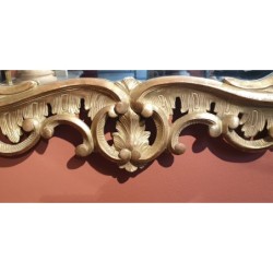 Miroir anglais en bois doré