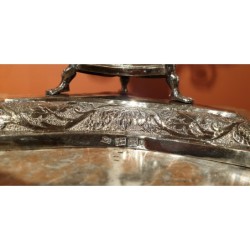 Paire de candélabres en argent
