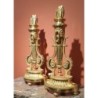 Pair de chenets Louis XVI