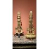 Pair de chenets Louis XVI