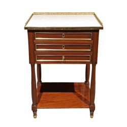 Table chiffonnière Louis XVI