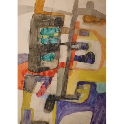 Composition 1951 - Maurice Estève (1904 - 2001)