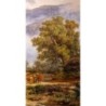 Paysage France/Italie - Carlo Marko (1822 - 1891)